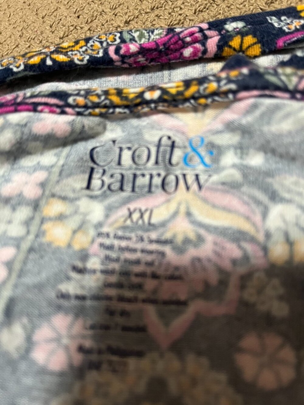 8-- Women's Croft & Barrow Sleeveless Tops--XXL - Picture 3 of 3